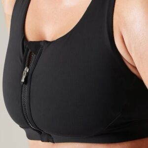 ATHLETA EMPOWER II ZIP FRONT DAILY SPORTS BRA IN POWERVITA™ A-C Cups